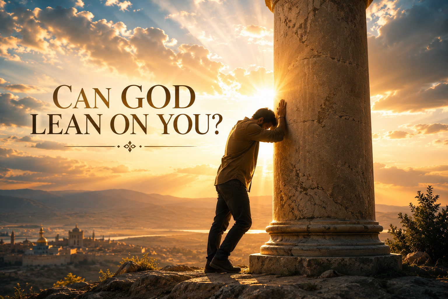 Can God lean on you?